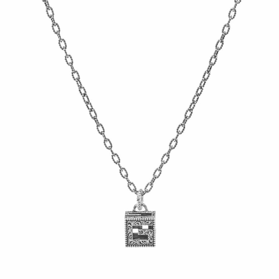 Necklaces * | Gucci Jewellery Gucci G Cube Pendant Necklace