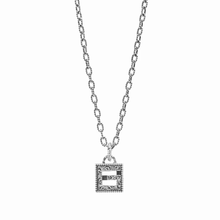 Necklaces * | Gucci Jewellery Gucci G Cube Pendant Necklace