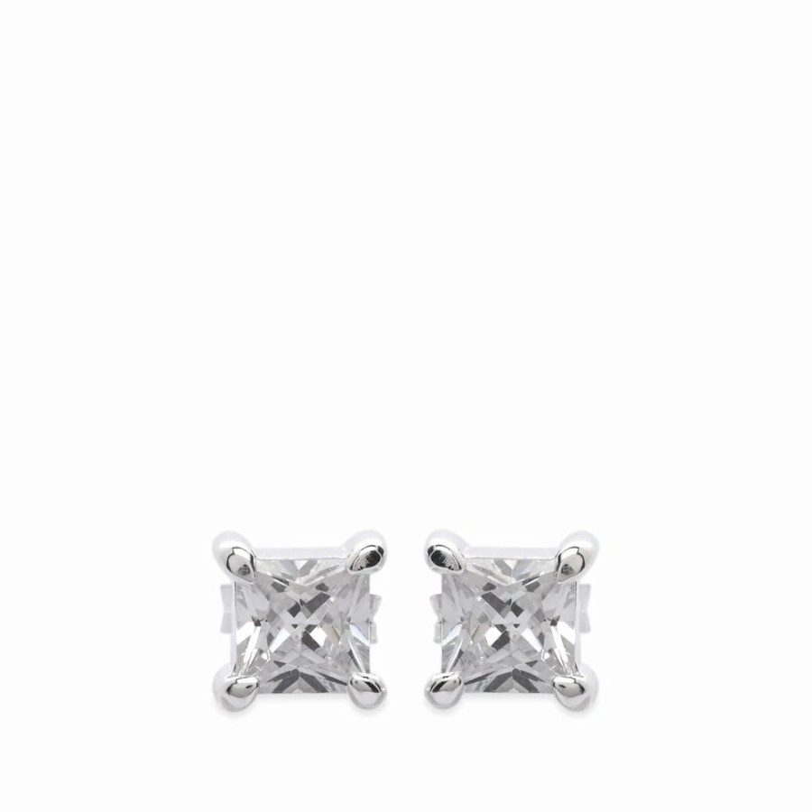 Earrings * | Hatton Labs Princess Cut Stud Earrings