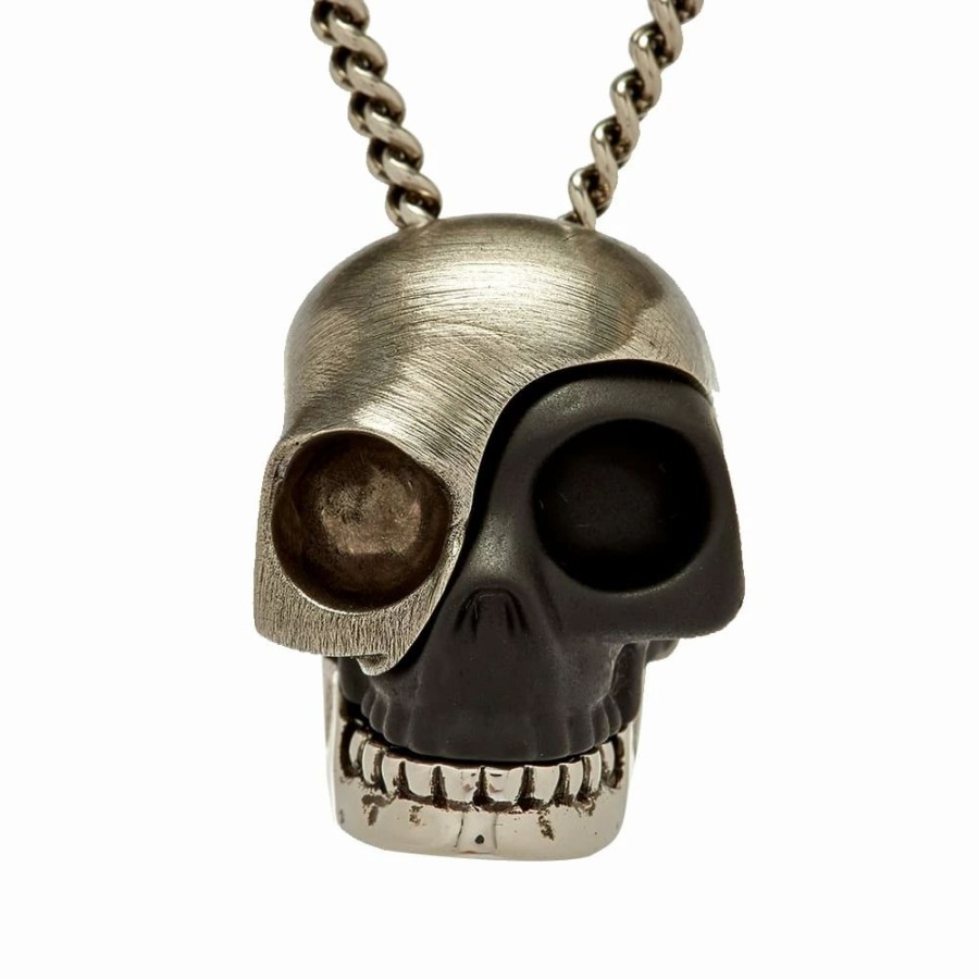 Necklaces * | Alexander Mcqueen Stacked Fragment Skull Necklace