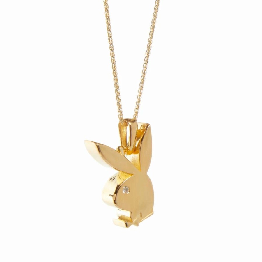 Necklaces * | Hatton Labs X Playboy Bunny Pendant Chain