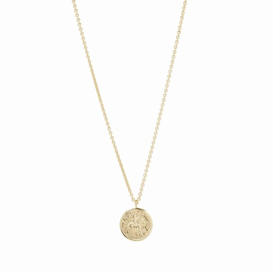 Necklaces * | Tom Wood Coin Pendant