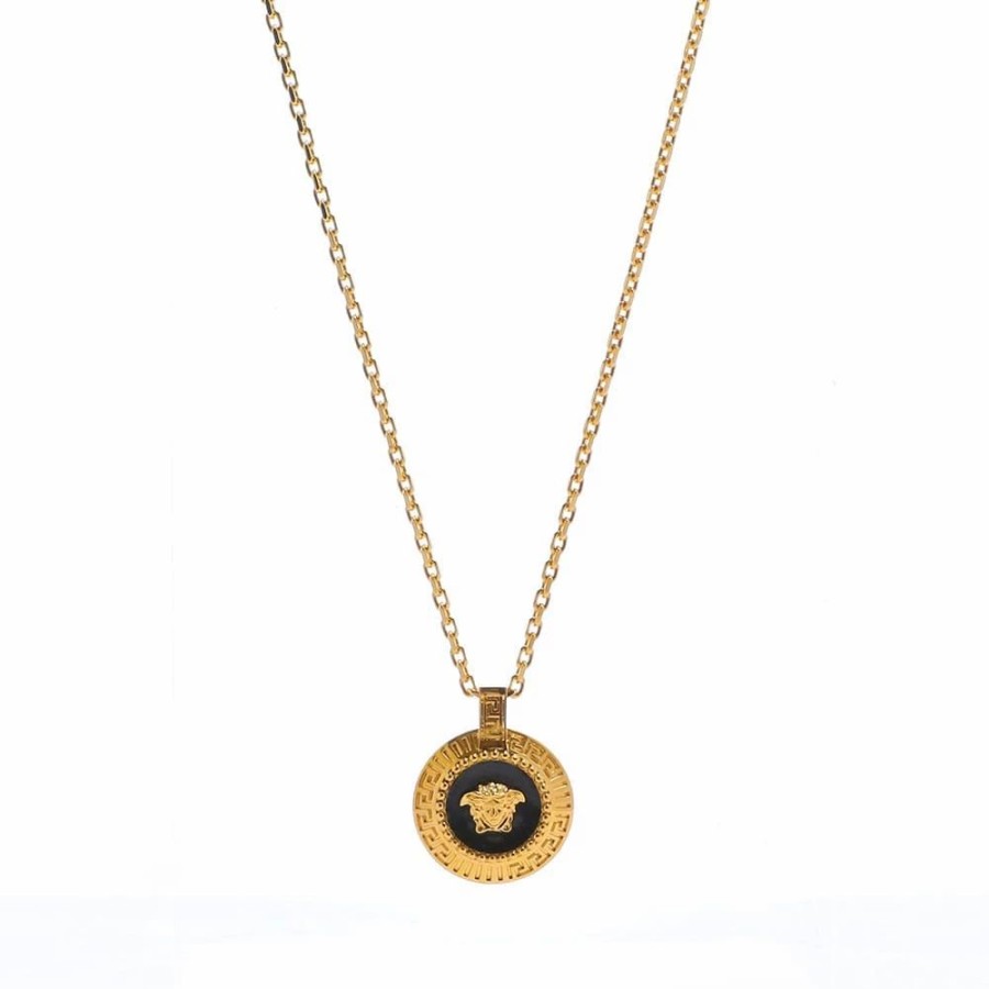 Necklaces * | Versace Small Medusa Medallion Necklace