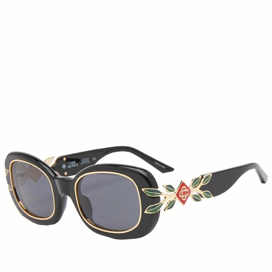 Sunglasses * | Casablanca Laurel Oval Sunglasses