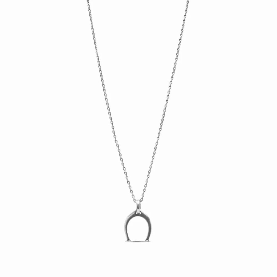 Necklaces * | Saint Laurent Charm Pendant Necklace