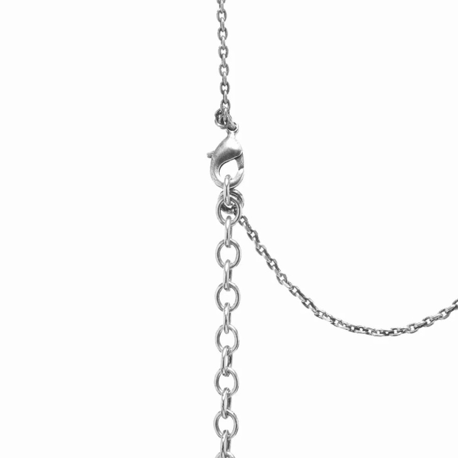 Necklaces * | Saint Laurent Charm Pendant Necklace