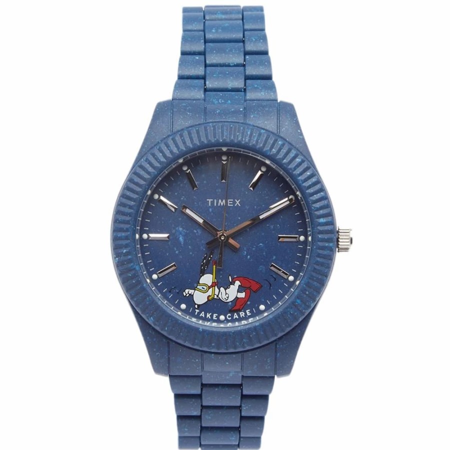 Watches * | Timex X Peanuts Waterbury Ocean Watch