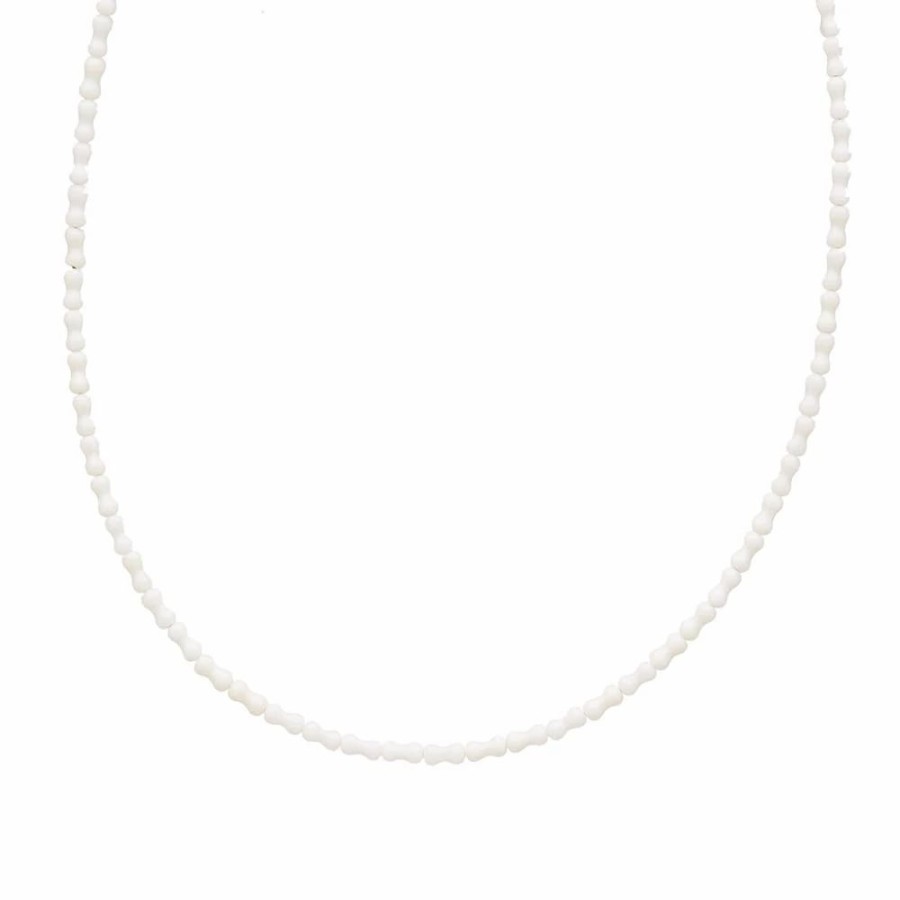 Necklaces * | Timeless Pearly Single Beaded Necklace