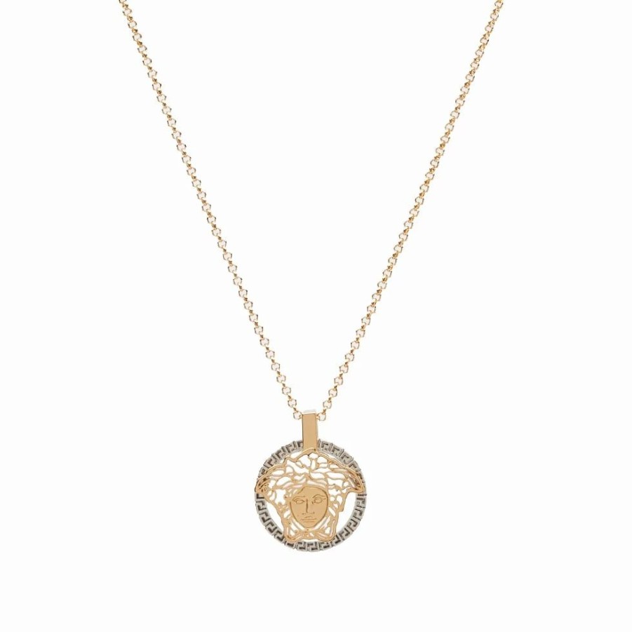 Necklaces * | Versace Medusa Medallion Necklace