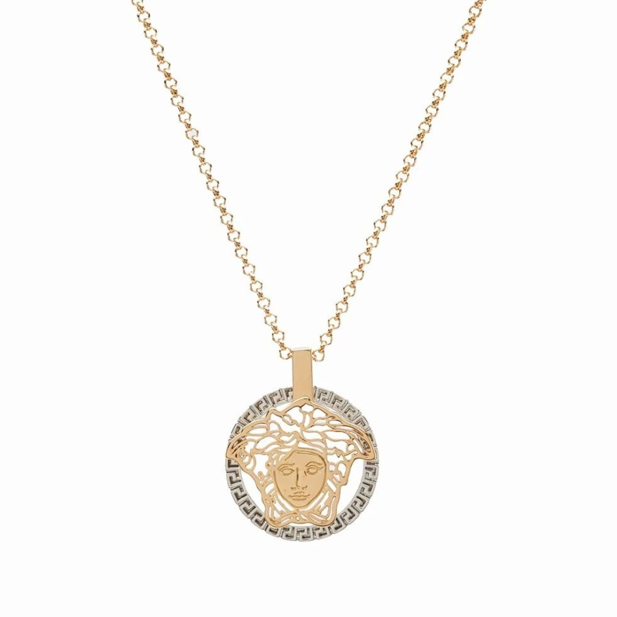 Necklaces * | Versace Medusa Medallion Necklace