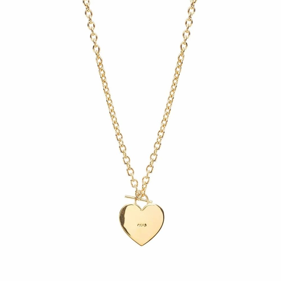 Necklaces * | A.P.C. Heart Logo Necklace