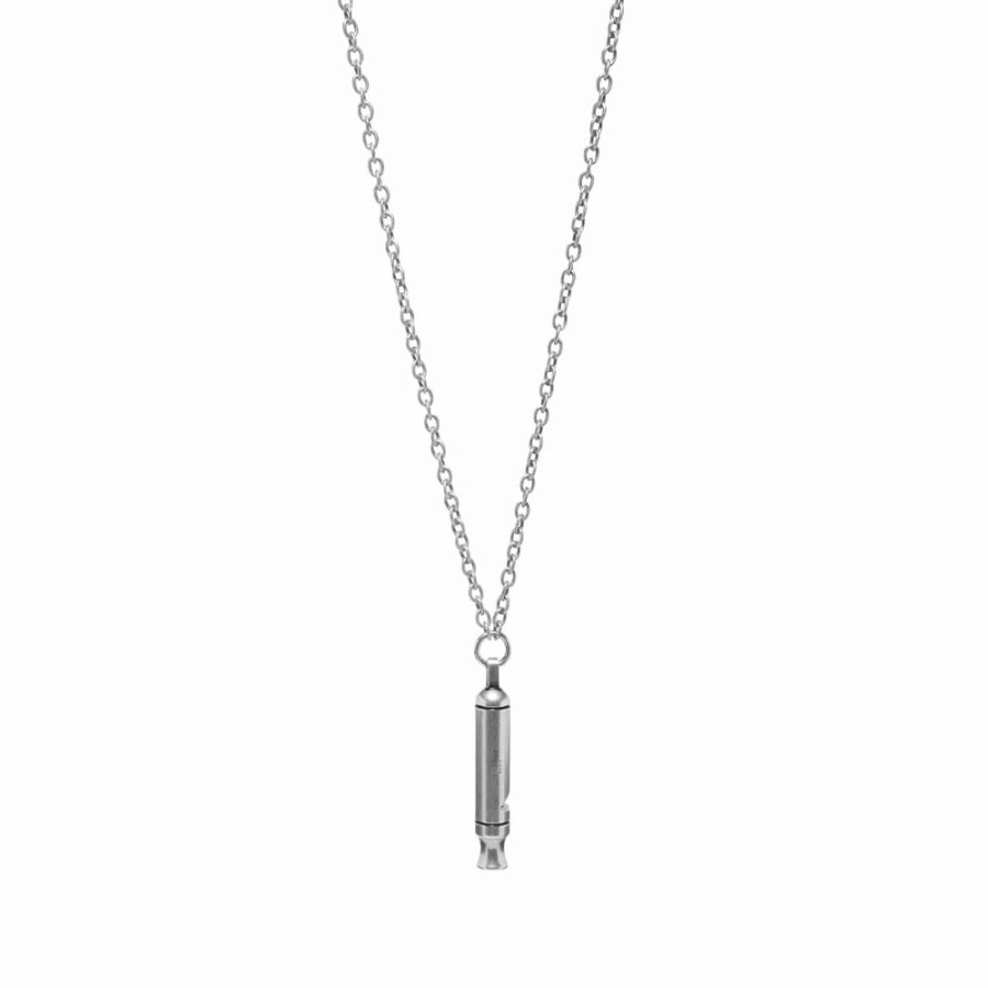 Necklaces * | Saint Laurent Whistle Pendant Necklace