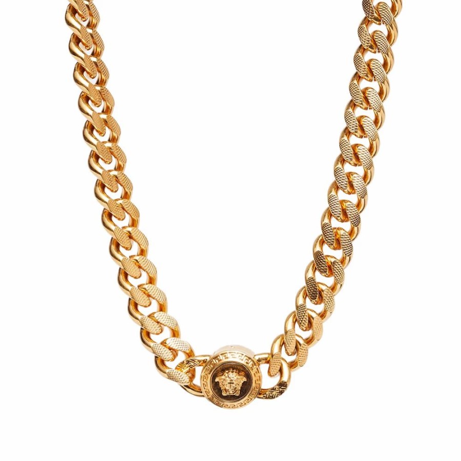 Necklaces * | Versace Heavy Chain Necklace