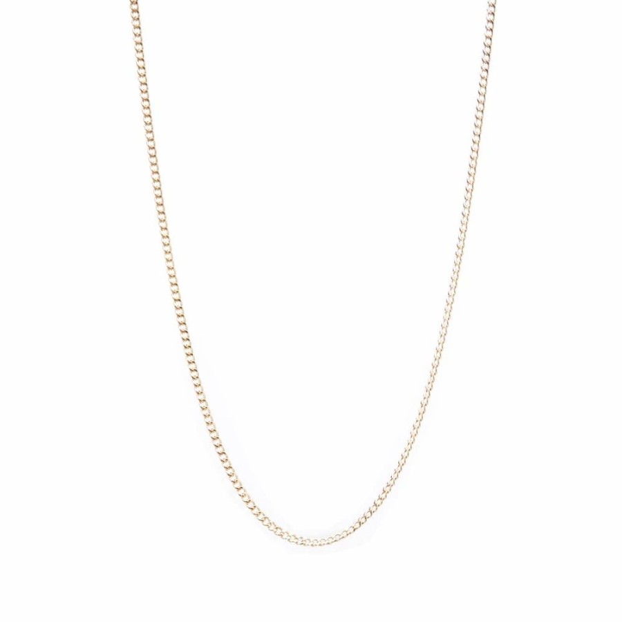 Necklaces * | Maple Curb Chain 50Cm