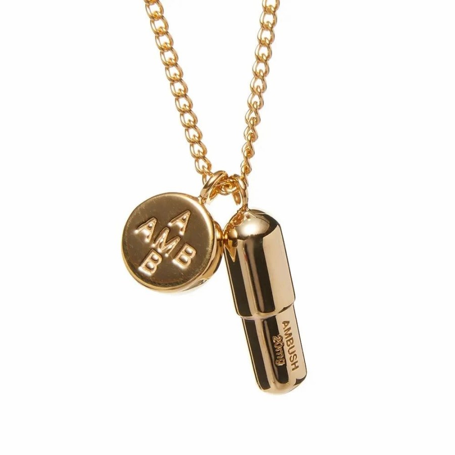 Necklaces * | Ambush Pill Charm Necklace