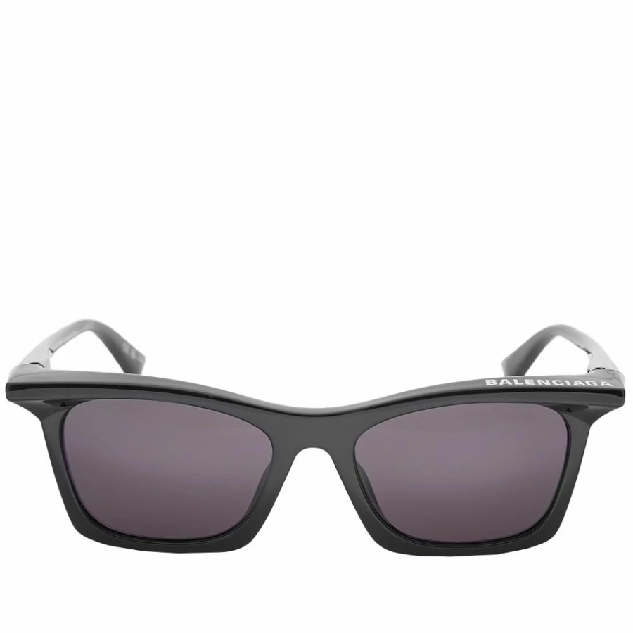 Sunglasses * | Balenciaga Eyewear Balenciaga Rim Rectangle Sunglasses