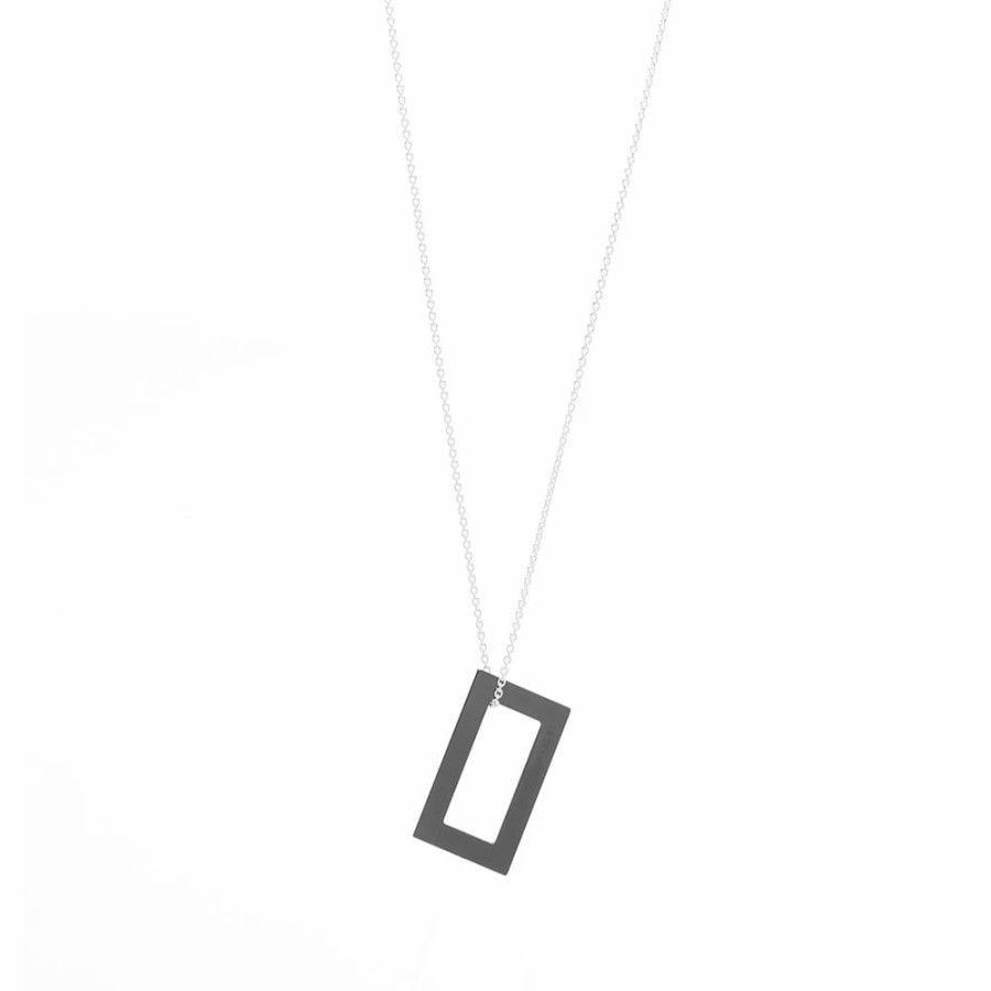 Necklaces * | Le Gramme Ceramic Pendant Necklace