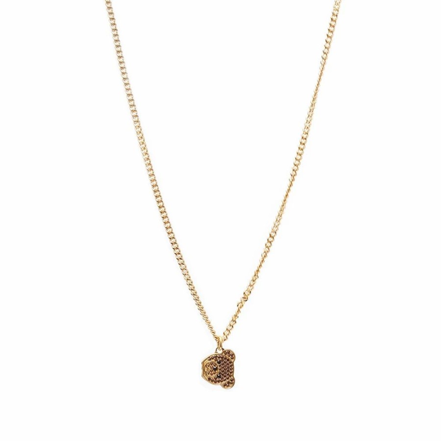 Necklaces * | Palm Angels Bear Head Necklace