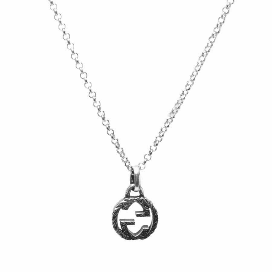 Necklaces * | Gucci Jewellery Gucci Interlocking G 45Cm Necklace