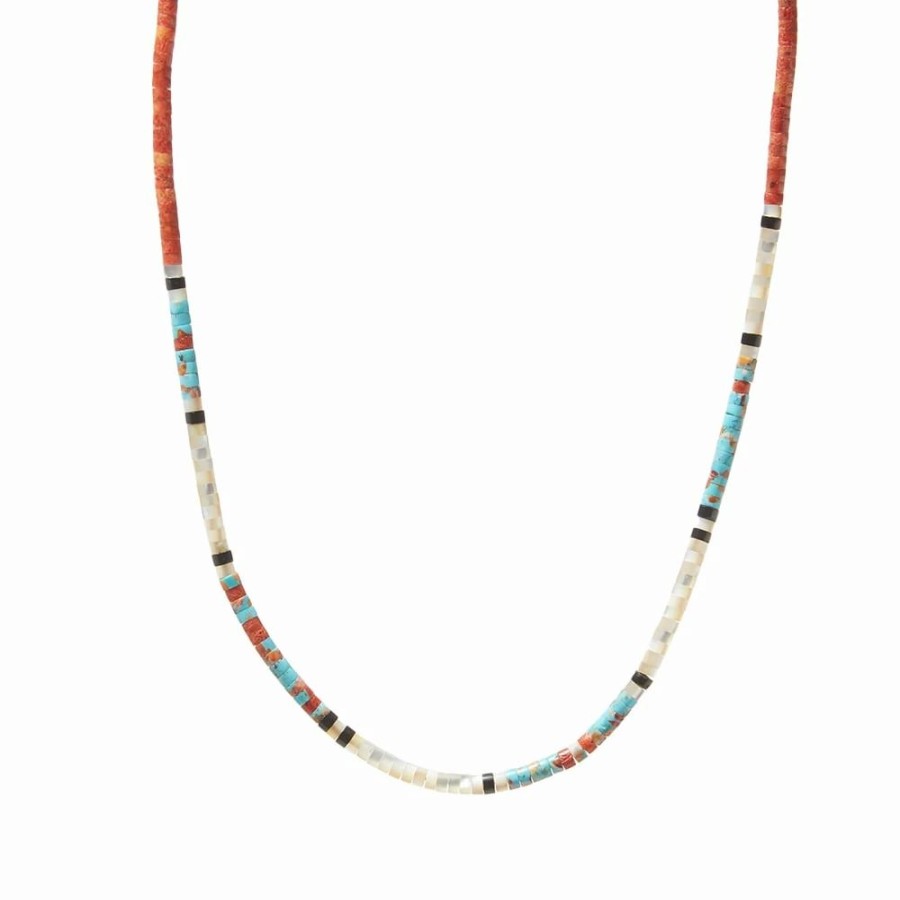 Necklaces * | Mikia Heishi Beads Necklace