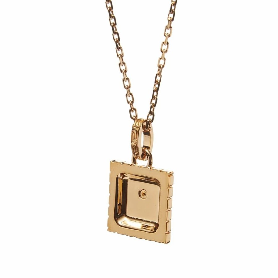 Necklaces * | Versace Square Medusa Necklace