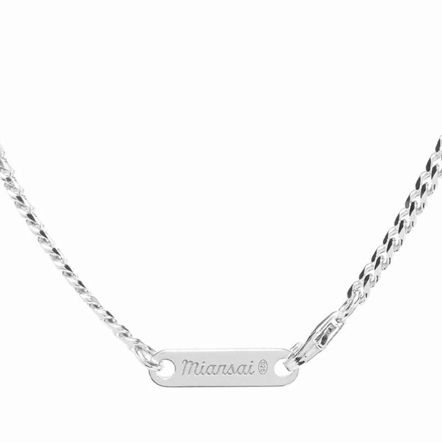 Necklaces * | Miansai 3Mm Cuban Chain Necklace