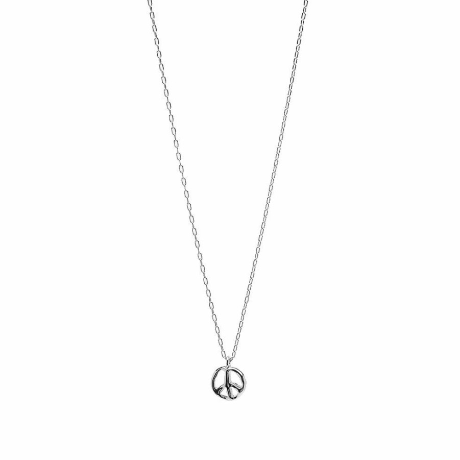 Necklaces * | Ambush Peace Charm Necklace