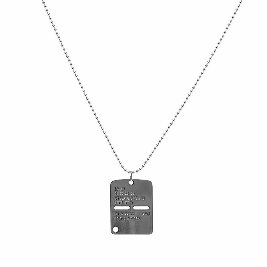 Necklaces * | 1017 Alyx 9Sm Military Tag Necklace