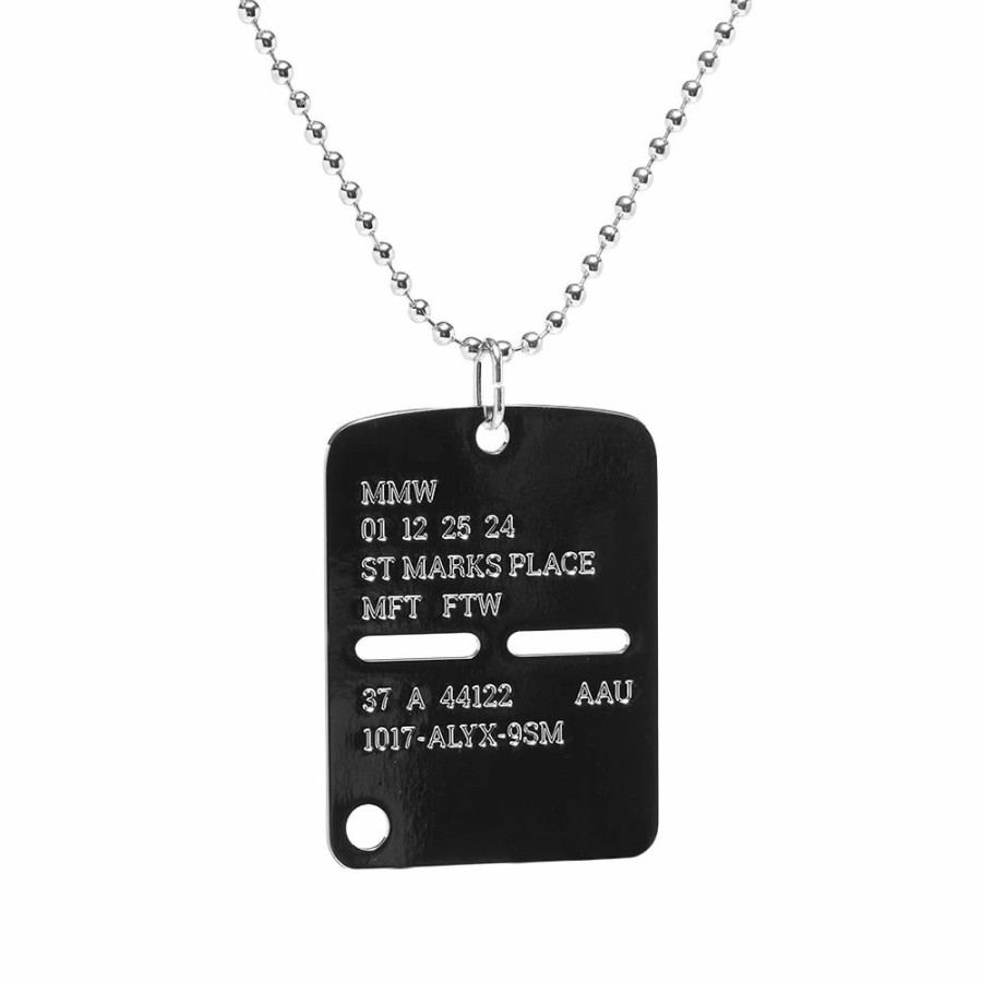 Necklaces * | 1017 Alyx 9Sm Military Tag Necklace