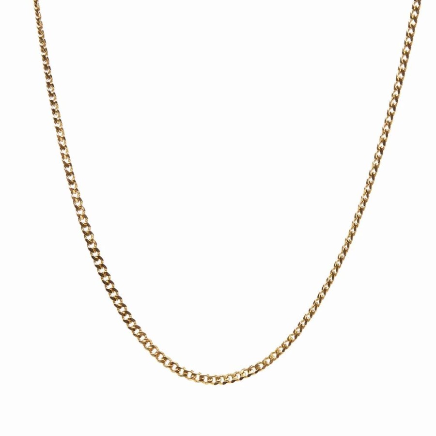 Necklaces * | Miansai 3Mm Cuban Chain Necklace