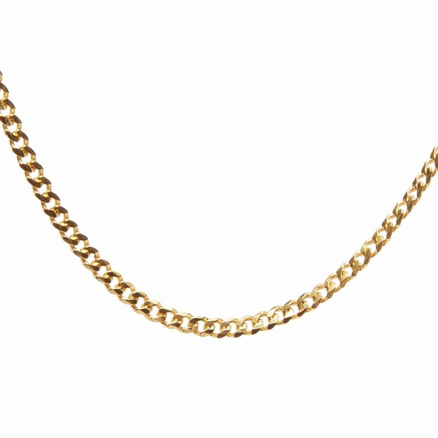 Necklaces * | Miansai 3Mm Cuban Chain Necklace