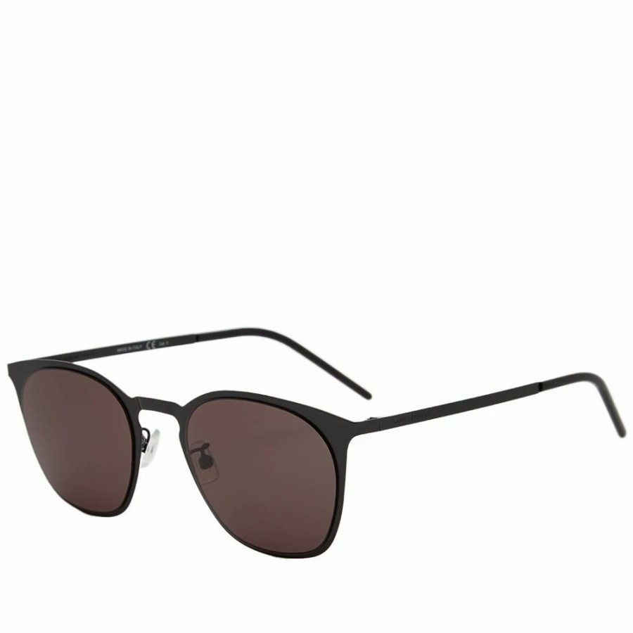 Sunglasses * | Saint Laurent Sunglasses Saint Laurent Sl 28 Slim Metal Sunglasses