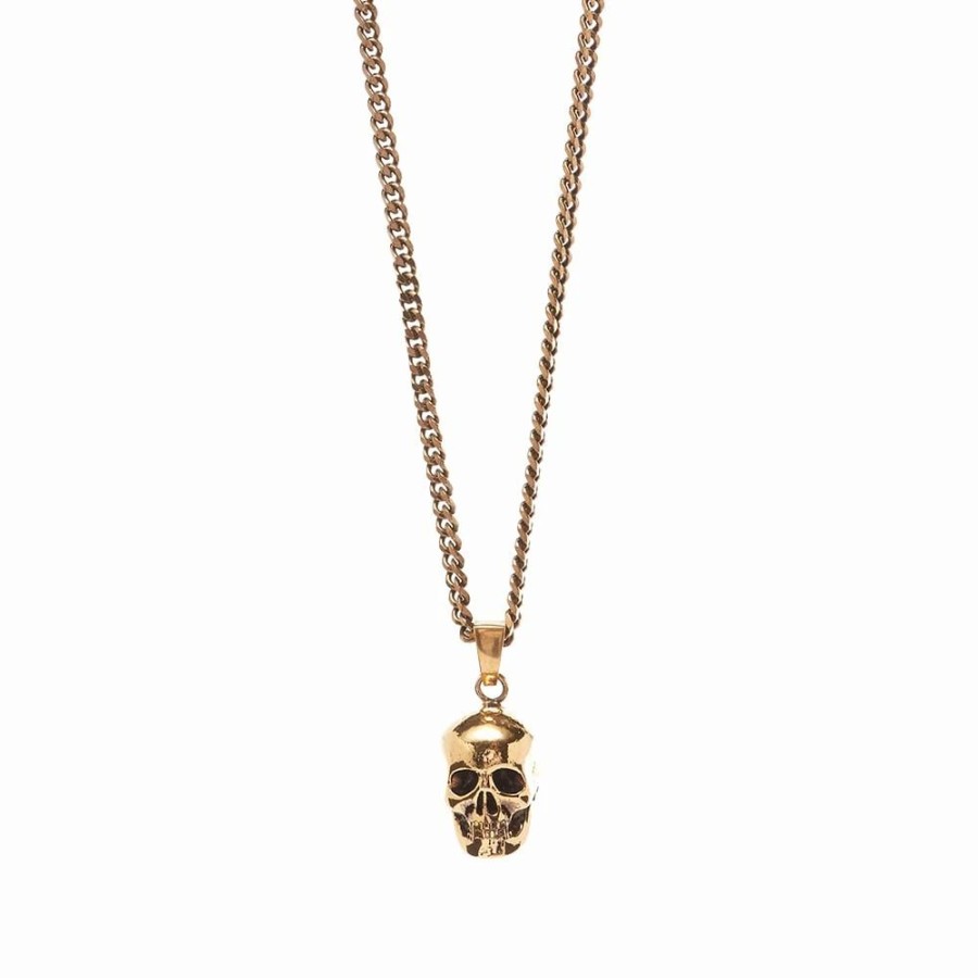 Necklaces * | Alexander Mcqueen Skull Long Necklace