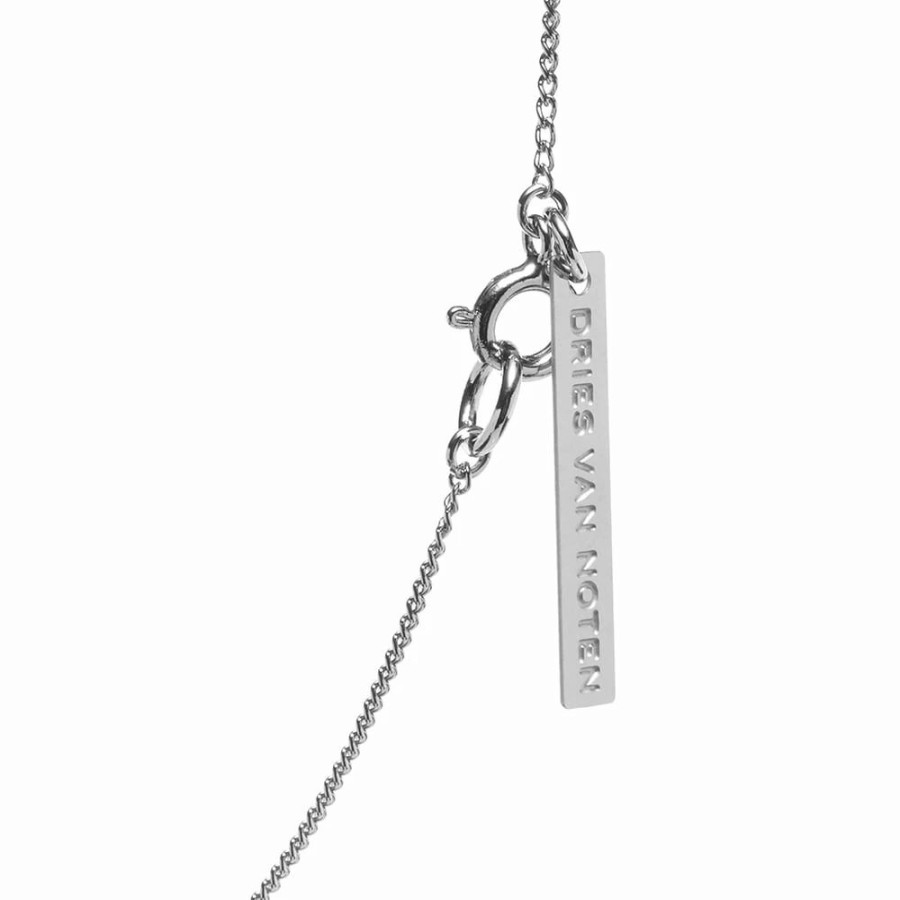 Necklaces * | Dries Van Noten Logo Tag Necklace