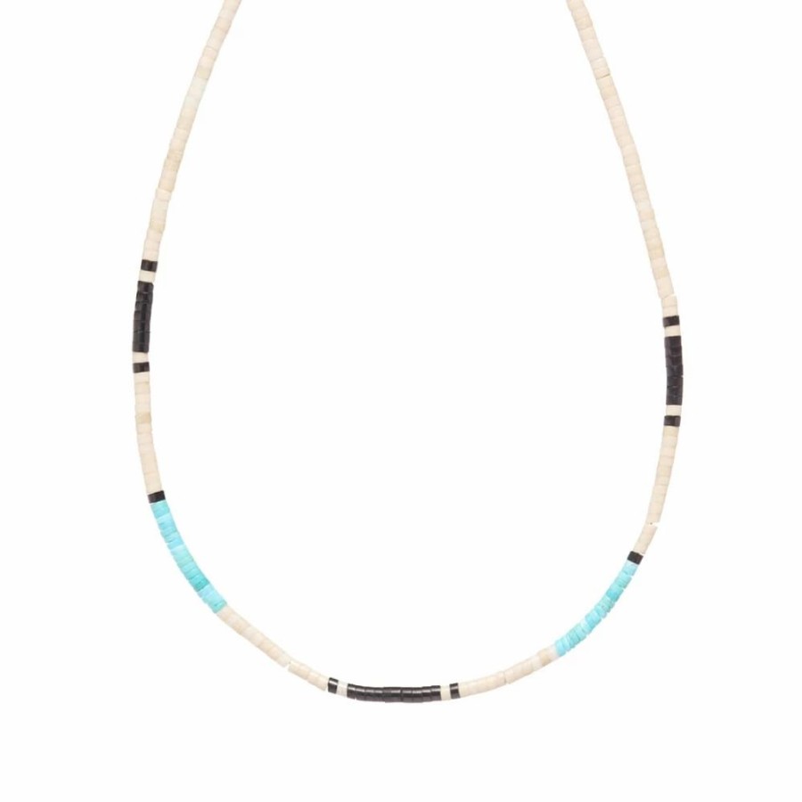 Necklaces * | Mikia Heishi Beaded Necklace