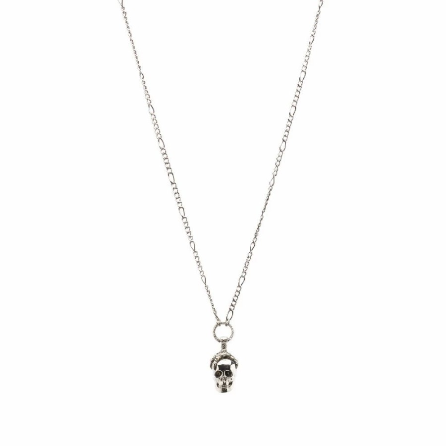 Necklaces * | Alexander Mcqueen Swarovski Skull Pendant