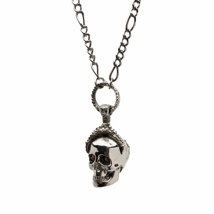 Necklaces * | Alexander Mcqueen Swarovski Skull Pendant