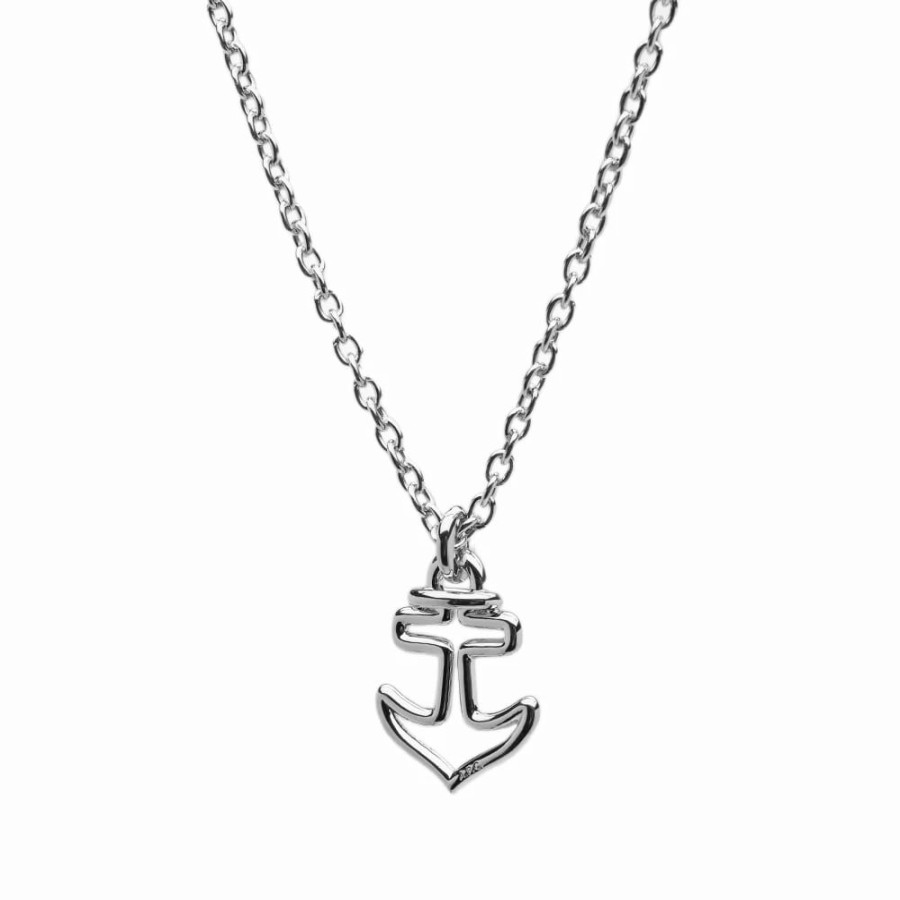 Necklaces * | A.P.C. A.P.C Anchor Necklace