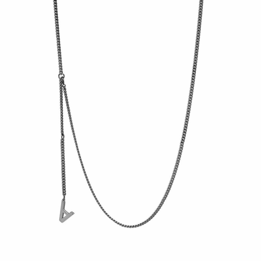 Necklaces * | A.P.C. Logo A Necklace