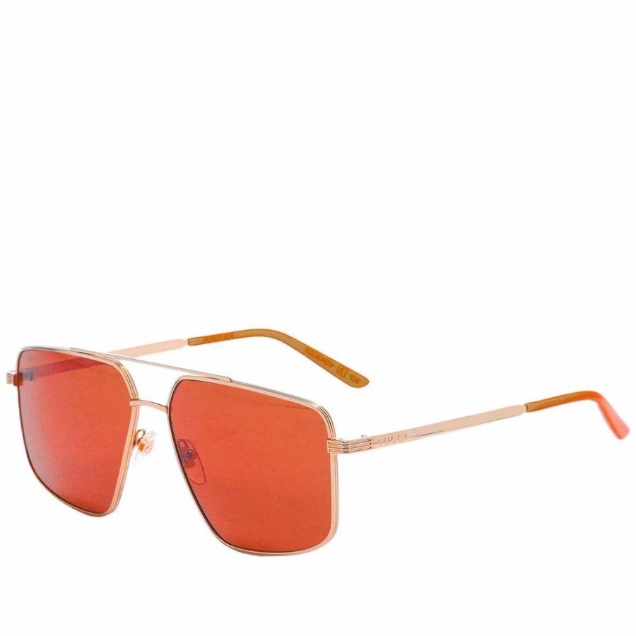 Sunglasses * | Gucci Eyewear Gucci Light Metal Sunglasses